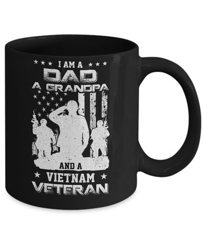 I'm A Dad A Grandpa And A Vietnam Veteran Mug Coffee Mug | Teecentury.com