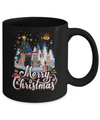 Merry Christmas Cat Women Girls Christmas Gift Mug Coffee Mug | Teecentury.com