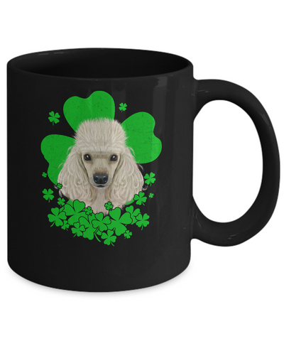 Poodle St. Patrick's Day Clovers Mug Coffee Mug | Teecentury.com