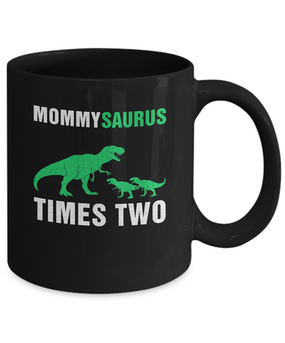 Mommysaurus Times Two Twins Mothers Day Mug Coffee Mug | Teecentury.com