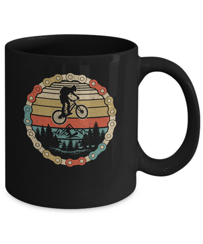 Vintage Retro Biking MTB Mountain Bike Mug Coffee Mug | Teecentury.com