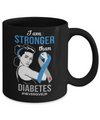 I Am Stronger Than Diabetes Awareness Support Mug Coffee Mug | Teecentury.com