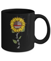 You Are My Sunshine Sunflower Female Firefighter Gifts Mug Coffee Mug | Teecentury.com