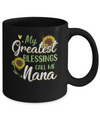 My Greatest Blessings Call Me Nana Sunflower Gifts Mug Coffee Mug | Teecentury.com