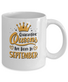 Quarantine Queens Are Born In September Social Distancing Mug Coffee Mug | Teecentury.com