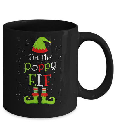 I'm The Poppy Elf Family Matching Funny Christmas Group Gift Mug Coffee Mug | Teecentury.com