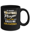 My Favorite Volleyball Player Calls Me Grandma Volleyball Mug Coffee Mug | Teecentury.com