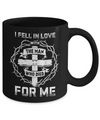 I Fell In Love With The Man Who Died For Me Christian Mug Coffee Mug | Teecentury.com