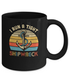 I Run A Tight Shipwreck Pirate Vintage Funny Mom Dad Mug Coffee Mug | Teecentury.com
