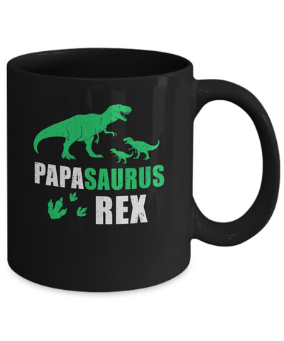 Grandpasaurus Papa Saurus Dinosaur T-Rex Mug Coffee Mug | Teecentury.com