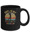Gofl Is My Favorite Season Vintage Mug Coffee Mug | Teecentury.com