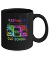 Keeping It Old School Retro Music 80s 90s Mug Coffee Mug | Teecentury.com