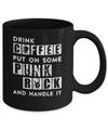 Drink Coffee Put On Some Punk Rock And Handle It Mug Coffee Mug | Teecentury.com