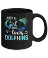Just A Girl Who Loves Dolphins Mug Coffee Mug | Teecentury.com
