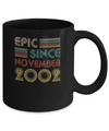 Epic Since November 2002 Vintage 20th Birthday Gifts Mug Coffee Mug | Teecentury.com