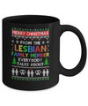 LGBT Merry Christmas From Lesbian Aunt Family Ugly Sweater Mug Coffee Mug | Teecentury.com