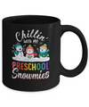 Chillin' With Preschool Snowmies Christmas Teacher Gifts Mug Coffee Mug | Teecentury.com