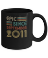 Epic Since September 2011 11th Birthday Gift 11 Yrs Old Mug Coffee Mug | Teecentury.com