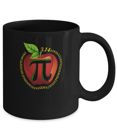 Teacher Apple Pi Math Happy Pi Day Mug Coffee Mug | Teecentury.com