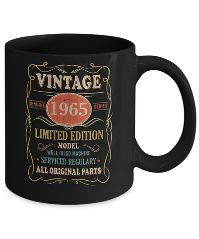 Vintage 1965 57th Birthday All Original Parts Gift Mug Coffee Mug | Teecentury.com