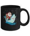 Santa Claus Riding Shark Christmas Xmas Gift Mug Coffee Mug | Teecentury.com
