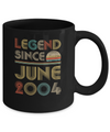 Legend Since June 2004 Vintage 18th Birthday Gifts Mug Coffee Mug | Teecentury.com