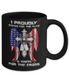 Veteran I Proudly Stand For The Flag Kneel For The Cross Mug Coffee Mug | Teecentury.com