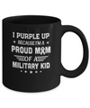 I Purple Up Proud Mom Of A Military Kid Child Mug Coffee Mug | Teecentury.com