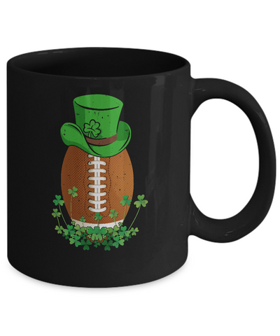 Shamrock Football Leprechaun St Patricks Day Mug Coffee Mug | Teecentury.com