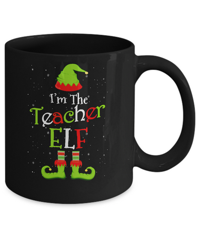 I'm The Teacher Elf Family Matching Funny Christmas Group Gift Mug Coffee Mug | Teecentury.com