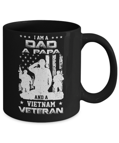 I'm A Dad A Papa And A Vietnam Veteran Mug Coffee Mug | Teecentury.com