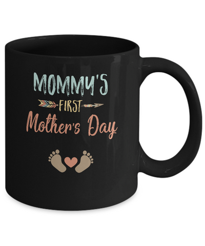 Funny Mommy's First Mother's Day Gift Mug Coffee Mug | Teecentury.com