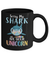 Sorry My Shark Ate Your Unicorn Funny Shark Mug Coffee Mug | Teecentury.com