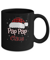 Santa Pap Pap Claus Red Plaid Family Pajamas Christmas Gift Mug Coffee Mug | Teecentury.com