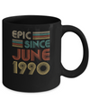 Epic Since June 1990 Vintage 32th Birthday Gifts Mug Coffee Mug | Teecentury.com
