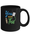 Motivational Teacher Apple Testing You Got This Mug Coffee Mug | Teecentury.com