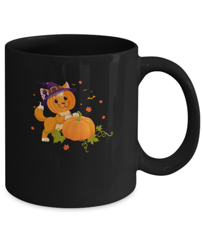 Funny Halloween Cat Pumpkin Costume Mug Coffee Mug | Teecentury.com