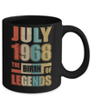 Vintage Retro July 1968 Birth Of Legends 54th Birthday Mug Coffee Mug | Teecentury.com