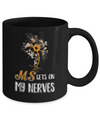 MS Gets On My Nerves Multiple Sclerosis Awareness Mug Coffee Mug | Teecentury.com