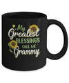 My Greatest Blessings Call Me Grammy Sunflower Gifts Mug Coffee Mug | Teecentury.com