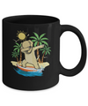 Summer Vacation Dabbing Labrador Surfing Surfboard Gift Mug Coffee Mug | Teecentury.com