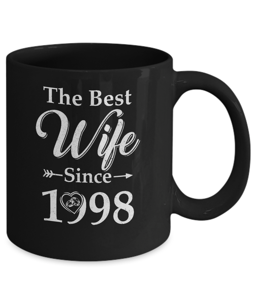 24th Married Together Anniversary Since 1998 Wife Husband Mug Coffee Mug | Teecentury.com