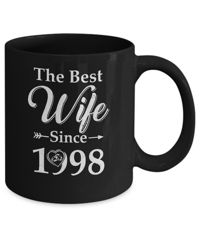 24th Married Together Anniversary Since 1998 Wife Husband Mug Coffee Mug | Teecentury.com