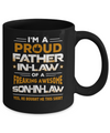 Proud Father-In-Law Freaking Awesome Son-In-Law Mug Coffee Mug | Teecentury.com