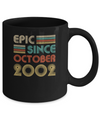 Epic Since October 2002 Vintage 20th Birthday Gifts Mug Coffee Mug | Teecentury.com