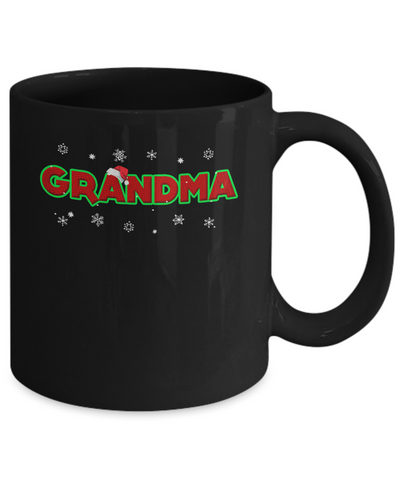 Grandma Christmas Santa Ugly Sweater Gift Mug Coffee Mug | Teecentury.com