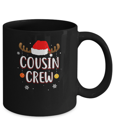 Cousin Crew Reindeer Matching Family Christmas Mug Coffee Mug | Teecentury.com