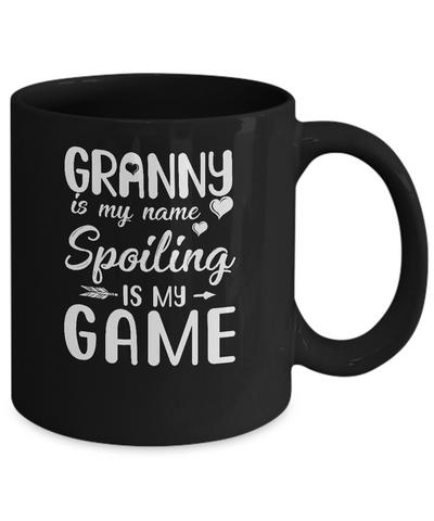 Granny Is My Name Spoiling Is My Game Funny Mothers Day Mug Coffee Mug | Teecentury.com