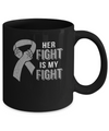 Her Fight Is My Fight Brain Cancer Parkinson's Disease Mug Coffee Mug | Teecentury.com