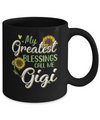 My Greatest Blessings Call Me Gigi Sunflower Gifts Mug Coffee Mug | Teecentury.com